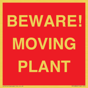 BEWARE! MOVING PLANT